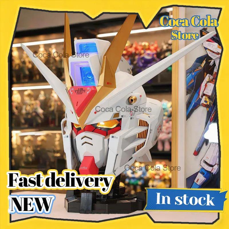 Gundam Seed Freedom Anime Figure Strike Freedom Gundam Bandai BN HEAD Collection Collectible Figure Decor Birthday Gift