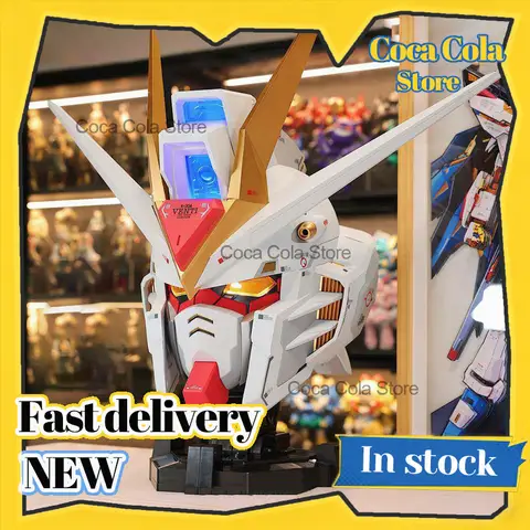 Gundam Seed Freedom Anime Figure Strike Freedom Gundam Bandai BN HEAD Collection Collectible Figure Decor Birthday Gift