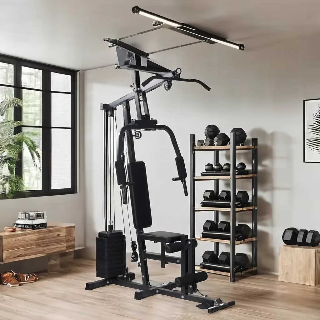 Home Gym Set Multi-functional with Weight Stack Workout Machine  for Home Gympromote sales