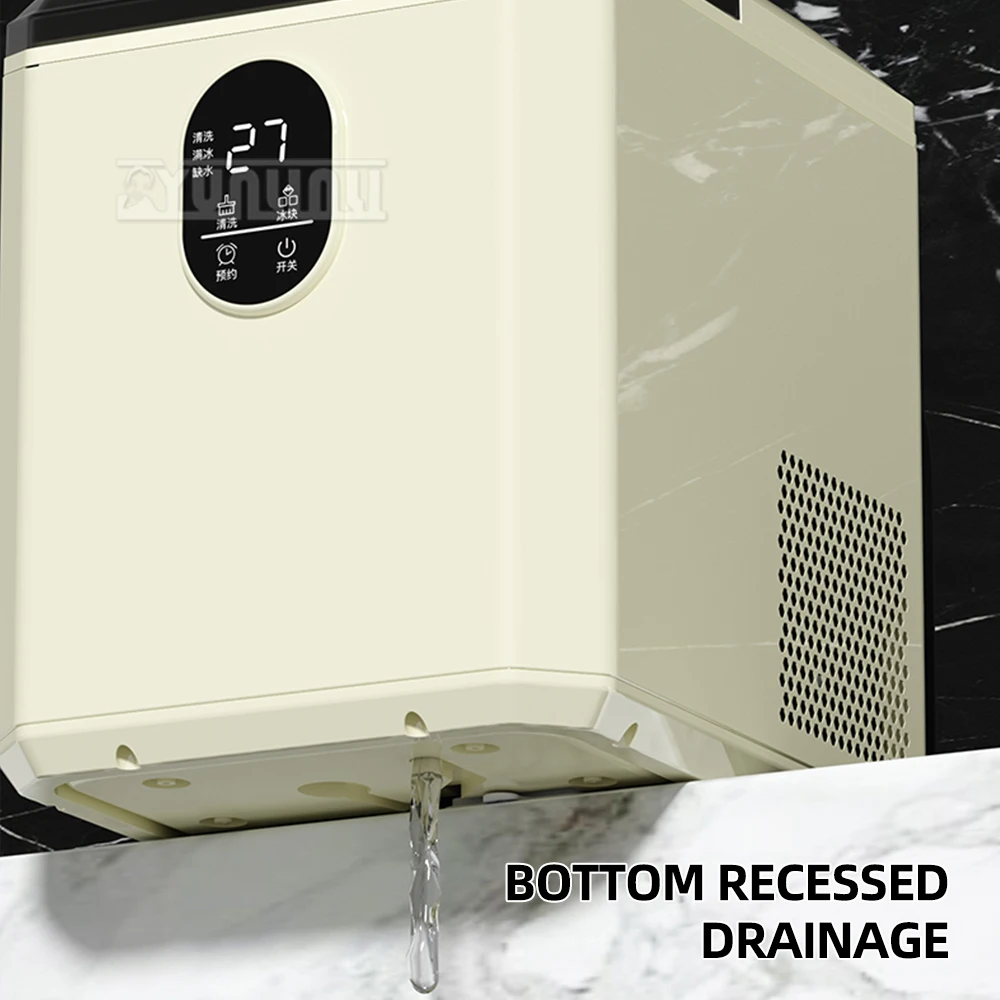 ハンドル付きポータブル製氷機、セルフクリーニング製氷機、商用デスクトップ製氷機