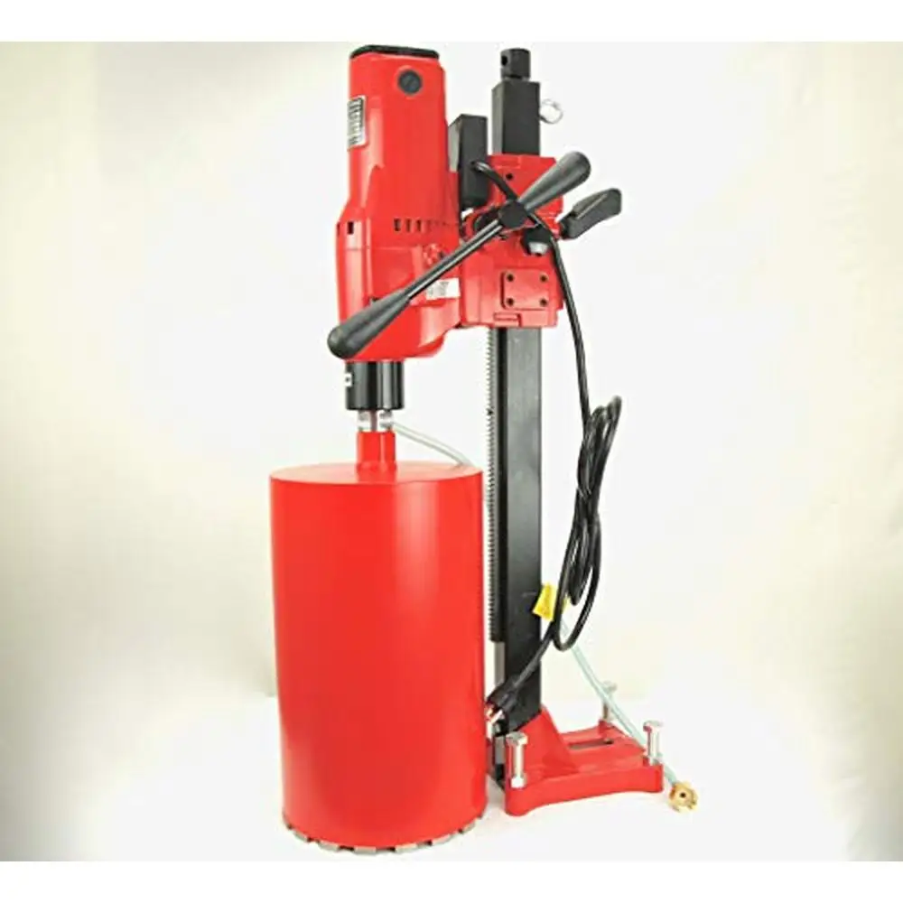 

Concrete Core Drill 10" 2 Speed 460/900RPM Wet Drilling Electric Power Source 110V Stand Included