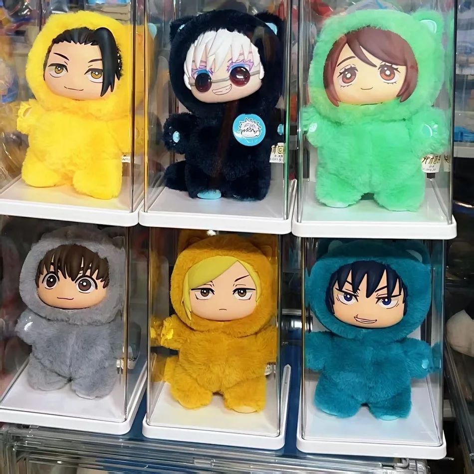 

Горячая подлинная Eaki Jujutsu Kaisen Season 2, Cat Park Party Gojo Satoru, слепая коробка, плюшевая кукла, сумка, подвеска, модель, коллекция подарков