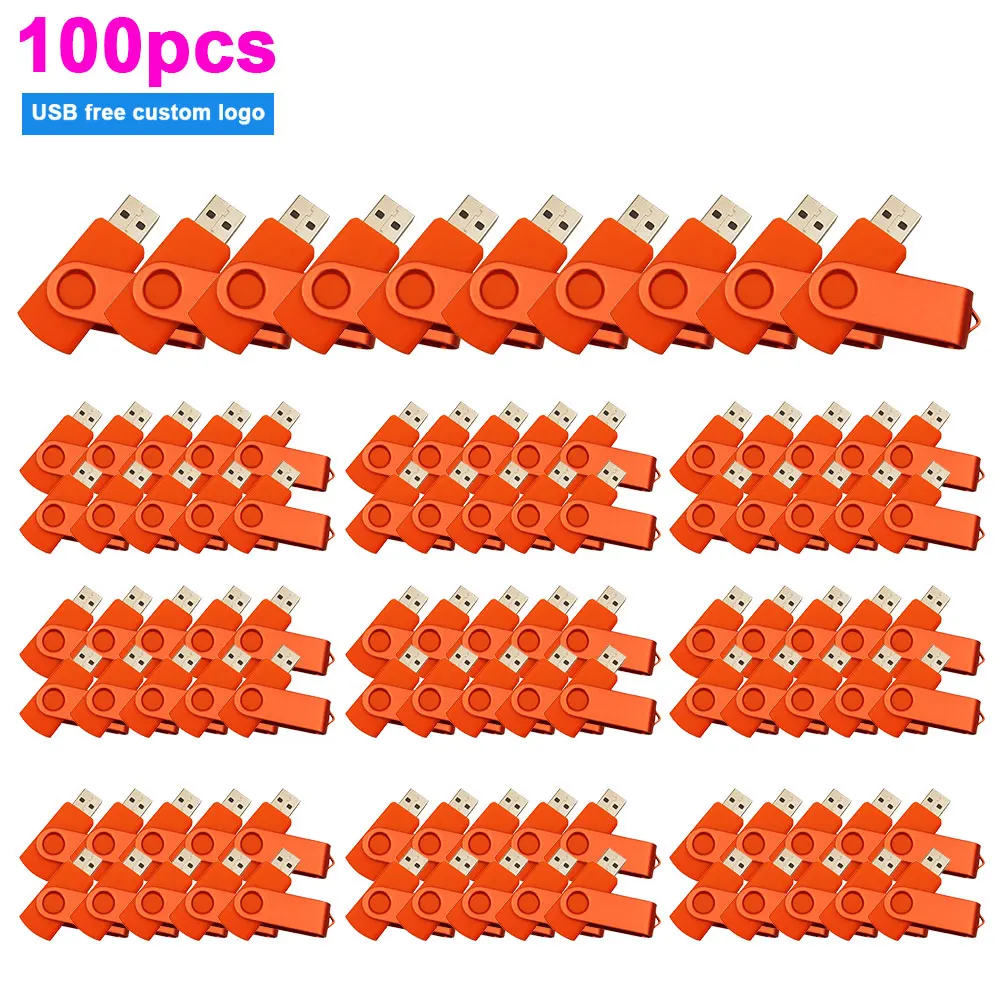 

100Pcs/lot USB Flash Drive 64GB Pen Drive 512MB 1GB 2GB 4GB 8GB 16GB Pendrives Usb Stick 32GB Memory Stick Free Custom Logo Gift
