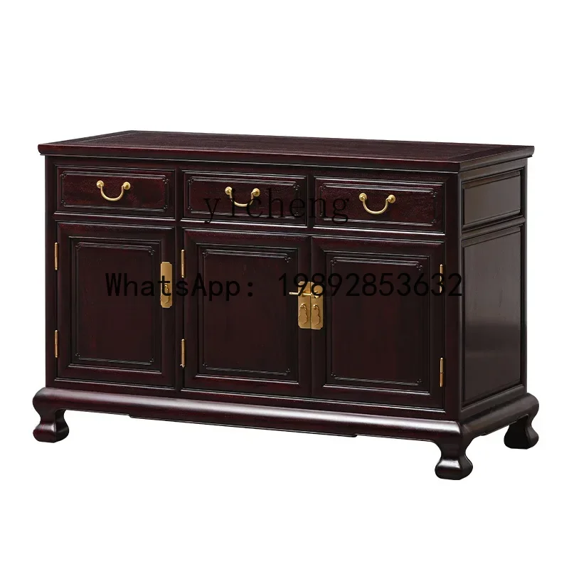 LYY Sideboard Cabinet Quadruple Cabinet Chinese Style  Solid Wood Simplicity Storage Sideboard Cabinet