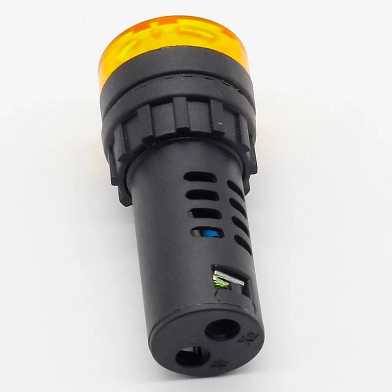 1pcs 22mm Panel Mount  led Indicator buzzer 12V 24V 110V 220V led buzzer