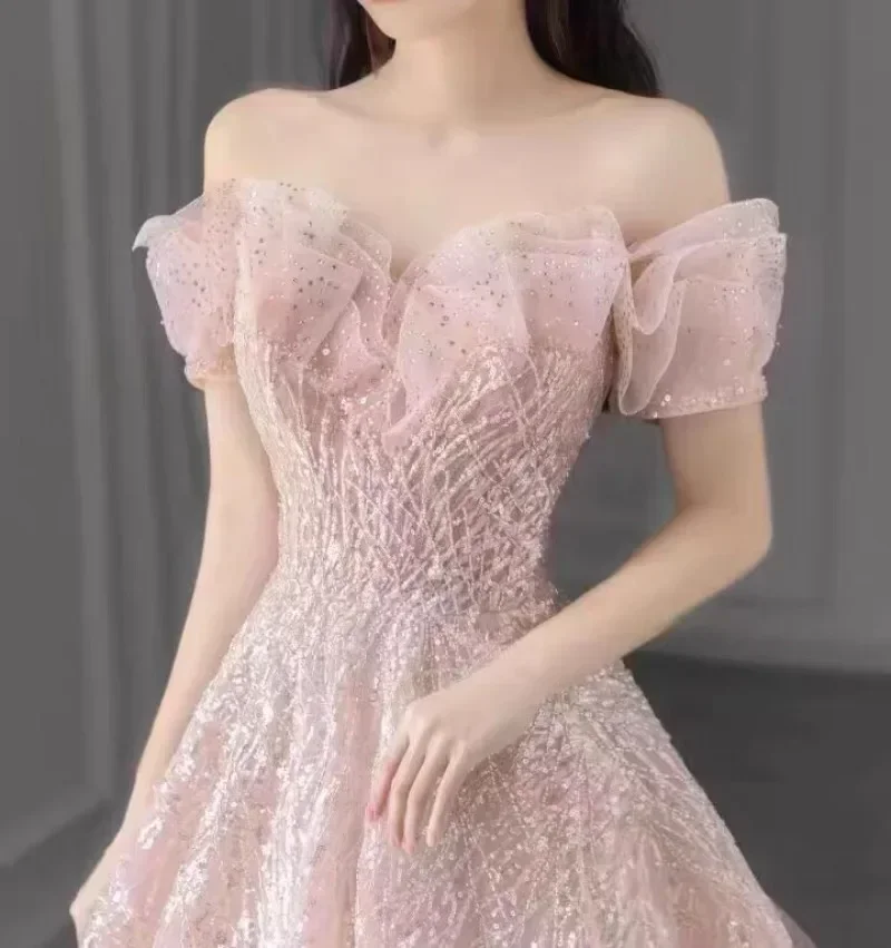 Vestidos de festa retrô para mulheres, estilo princesa, saia sem alças sem costas, vestido de banquete para mulheres