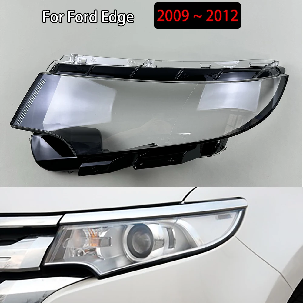 

For Ford Edge 2009 2011 2012 Lampshade Headlamp Cover Lamp Shell Mask Headlight Shade Plexiglass