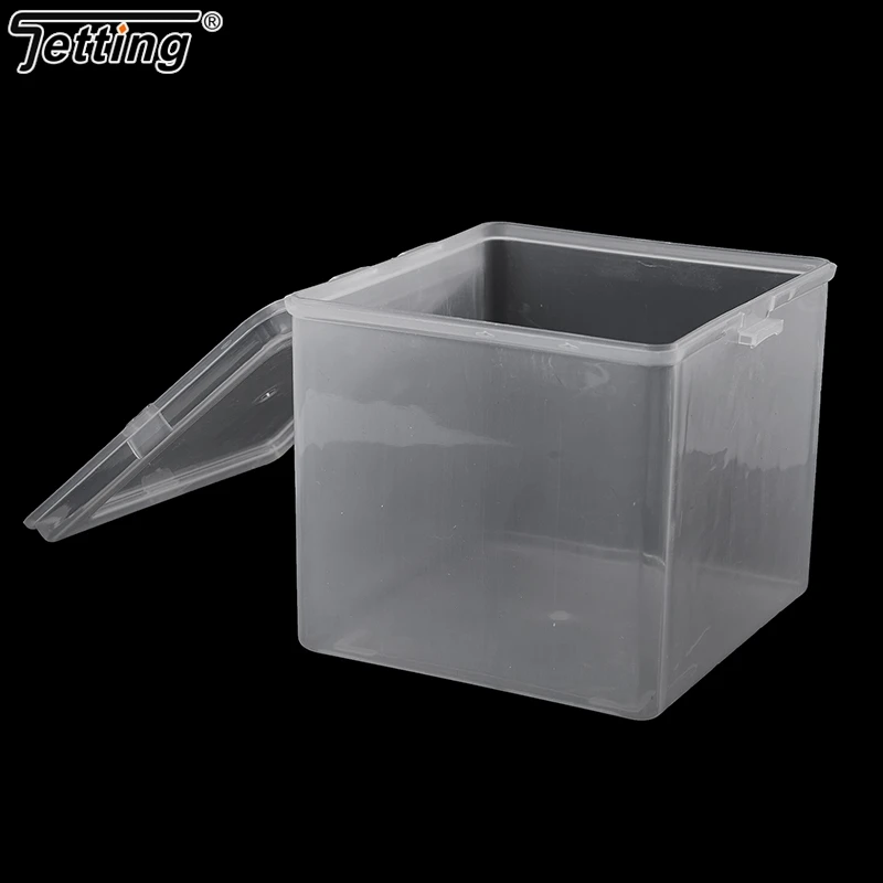 Translucent Storage Box With Lid For Jewelry Stationery Headwear Rectangular Collection Case Multipurpose Home Organizer Box