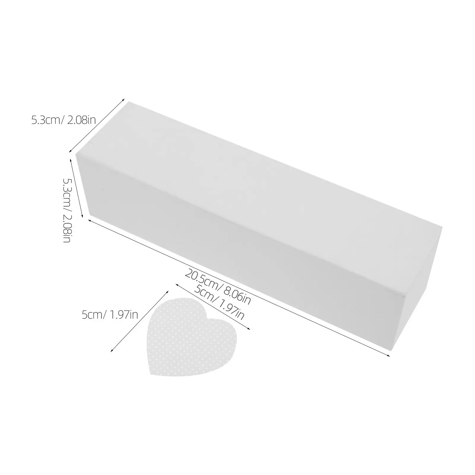 500Pcs Nail Cleaning Pads Lintless Heart Shape Nail Polish Remover Wipes Lash Adhesive Remover Salon Home Use Cleansing Pads