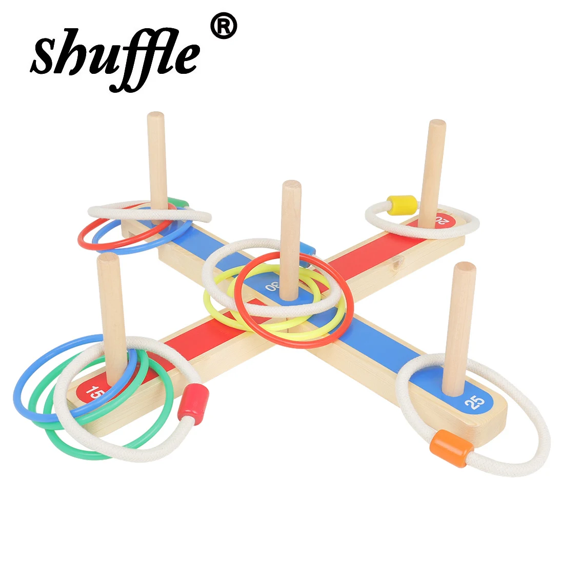 IRIN Orff Outdoor Game Hoop Ring Toss Quoits Cross Garden For Children Gift Plastic Ring Throwing Ferrule Funny Kids Sport