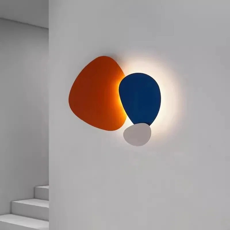 Modern Wall Light Nordic Colorful LED Wall Lamp For Living Room Home Indoor Decor Luster Wall Lighting Fixture YX126TB