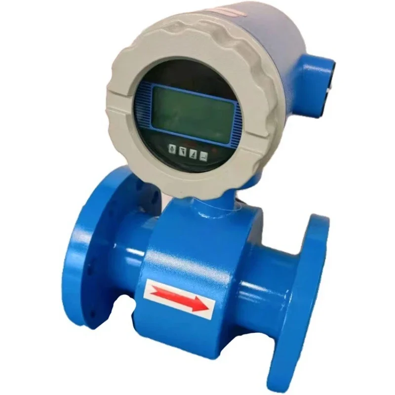 Connect electromagnetic flowmeter, digital display smart meter high-precision intelligent