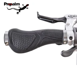 Propalm 859EP Mountain Bike Handle Grips Rubber Cycling Handlebar Grips Anti-Skid Single Lock Handlbar Covers