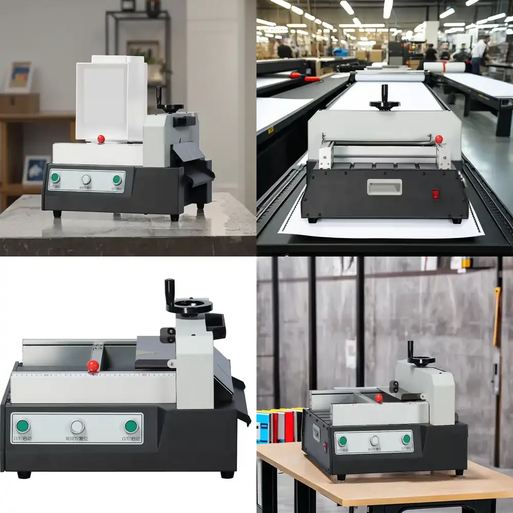Light Weight A3 A4 Desktop Electric Guillotine Paper Trimmer Cutting Machine