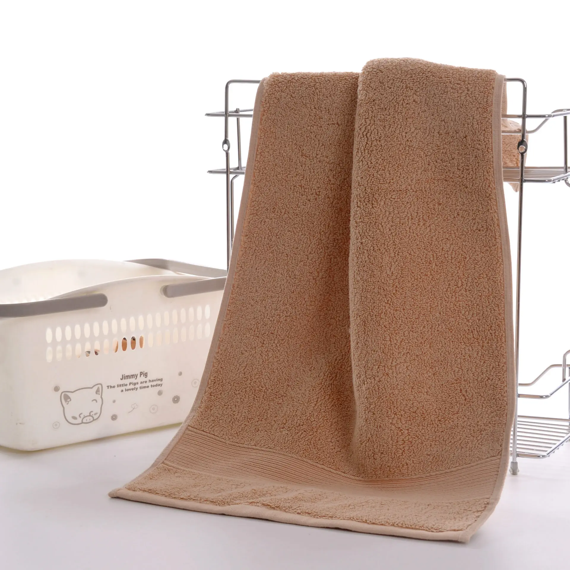 Egyptian Cotton Face Towel bathroom Solid Color Sports Towel 5 Star Hotel Home Use High Quality 36*76cm Face Towels