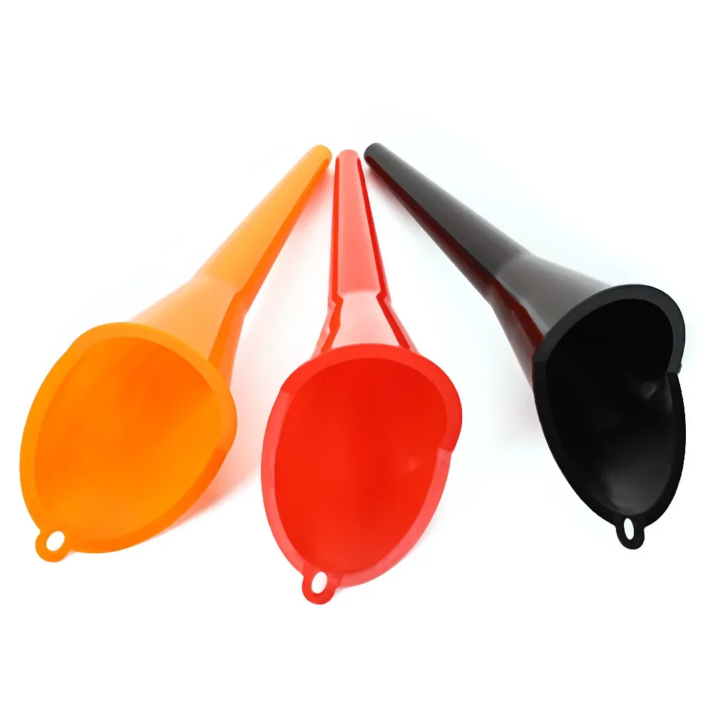 

Автомобильная воронка с длинным стержнем, инструменты для заправки топлива, пластиковая воронка для масла с защитой от брызг, инструменты для заправки мотоциклов, автоаксессуары