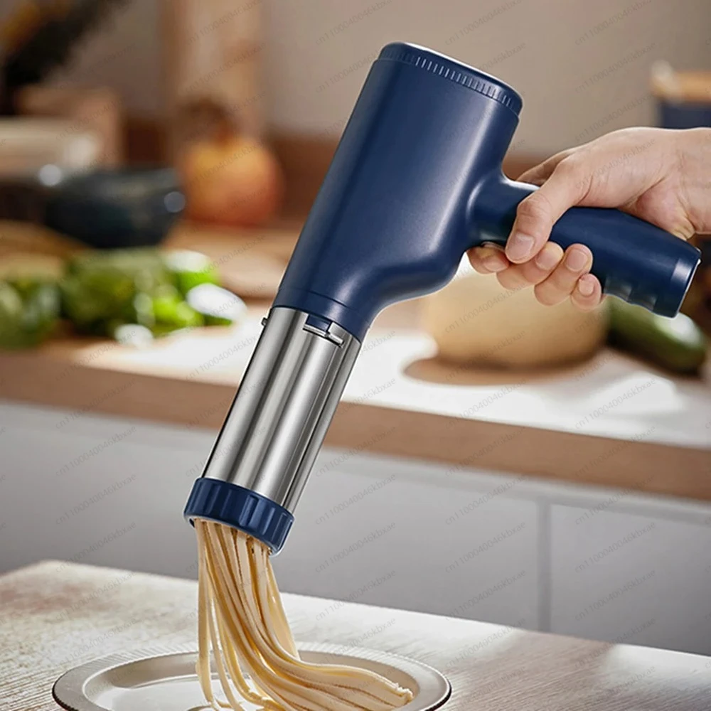 USB Powered Automatic Noodle Maker | Wireless, Portable with 3-5 Molds for Home Kitchen Pasta