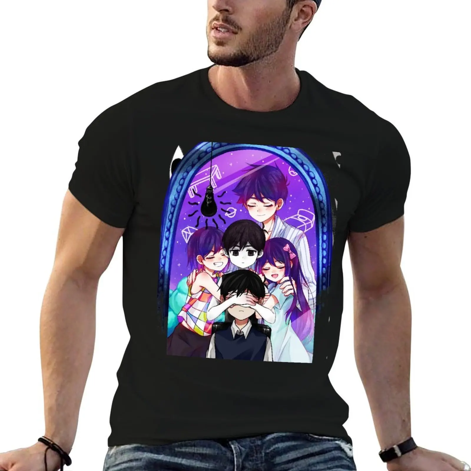 

Omori Aubrey Tshirt - Omori Game Clothing - Omori Sticker T-Shirt men t shirt cotton 100% man t shirt graphic T-Shirt