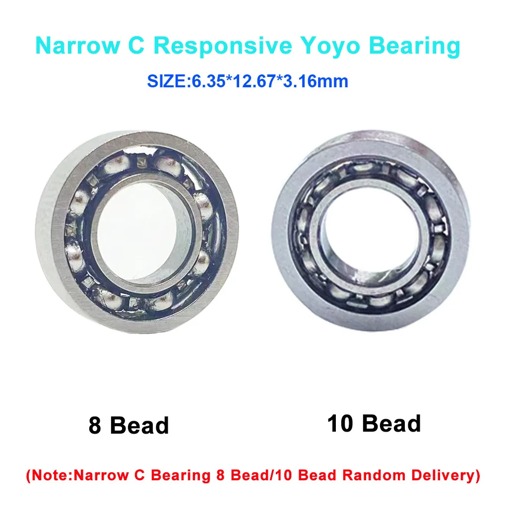 Yoyo Bearing 10Pcs/Bag UR188 R188 Responsive Unresponsive Bearings for Plastic Metal YoYo Ball Replace Bearing Parts