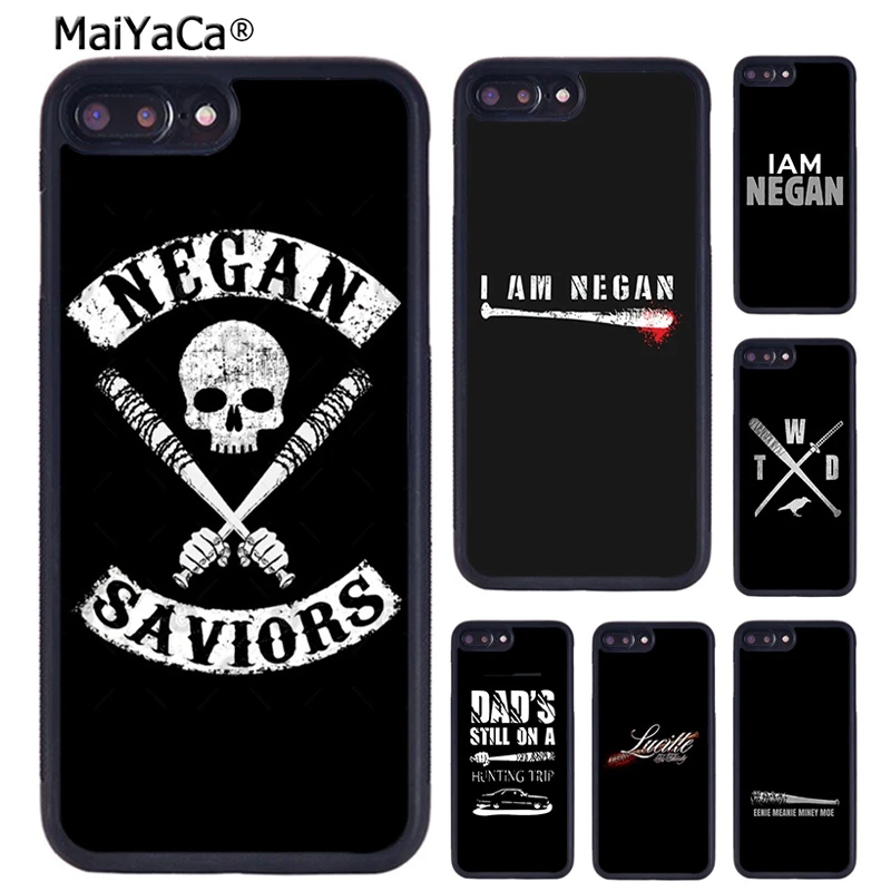 Funda de teléfono Lucille The Walking Dead Negan para iPhone 17 Air 16 15 14 plus 11 12 13 Pro Max coque