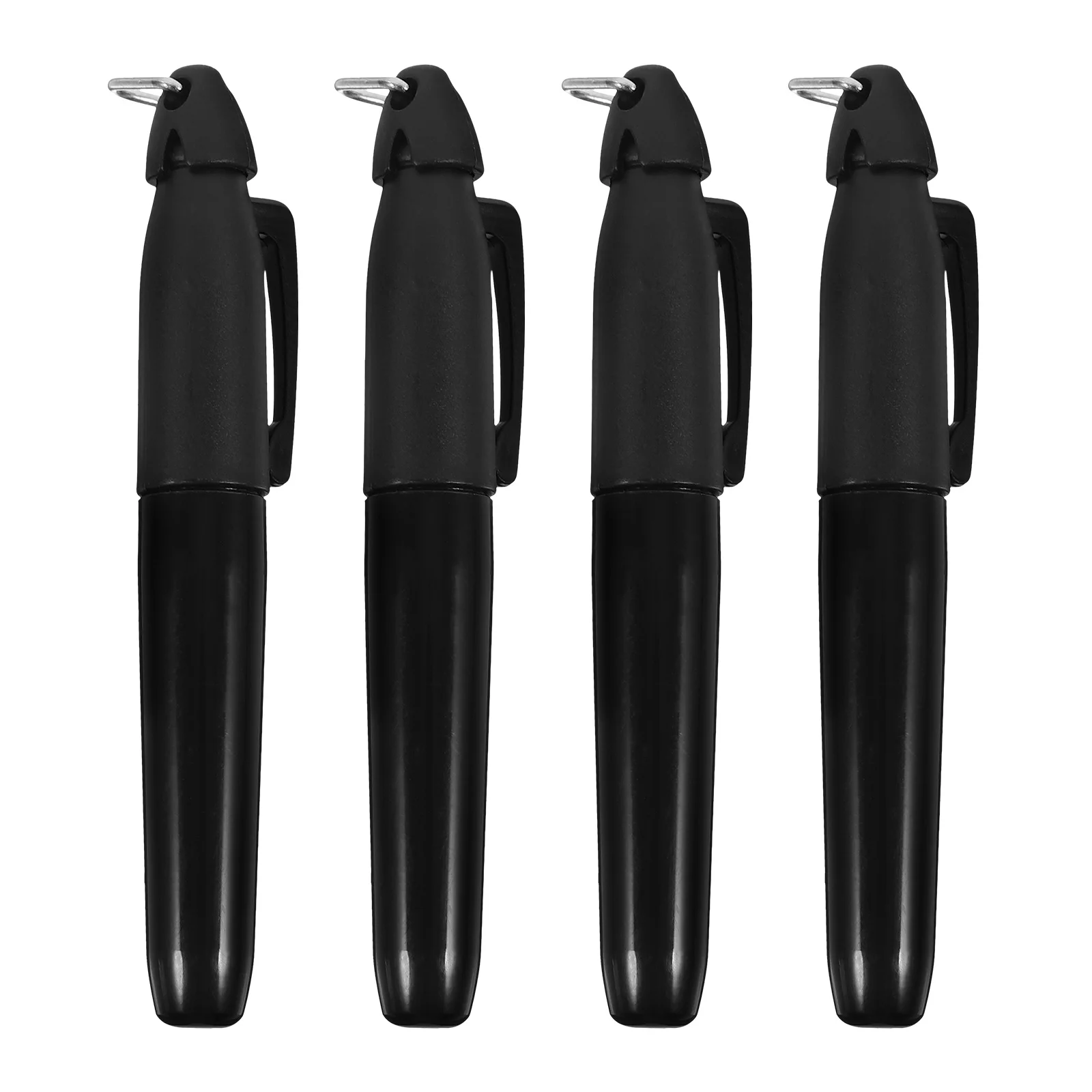 4 Pcs Golf Liner Ball Point Pens Golfing Alignment Tool Triangle Buckle Ballpoint