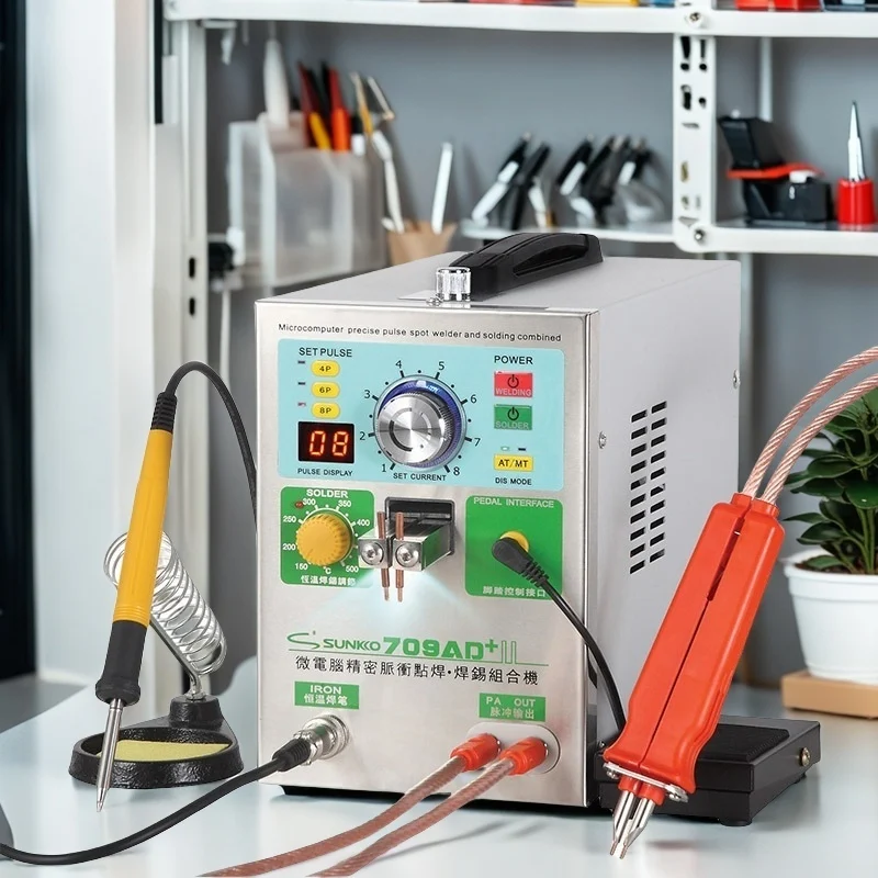 UNKKO 709AD+ Battery Spot Welder Automatic Induction Pulse Welding Lithium Battery Pack 3.8KW Spot Welding Machine With 70B Pen