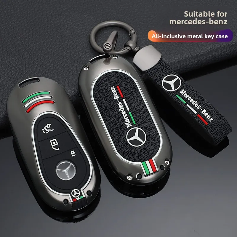 

For Mercedes Benz C S Class W223 W206 S260L S350L S400L S450L S500L for Maybach S480 S580 2020 2021 2022 Car Key Case Cover