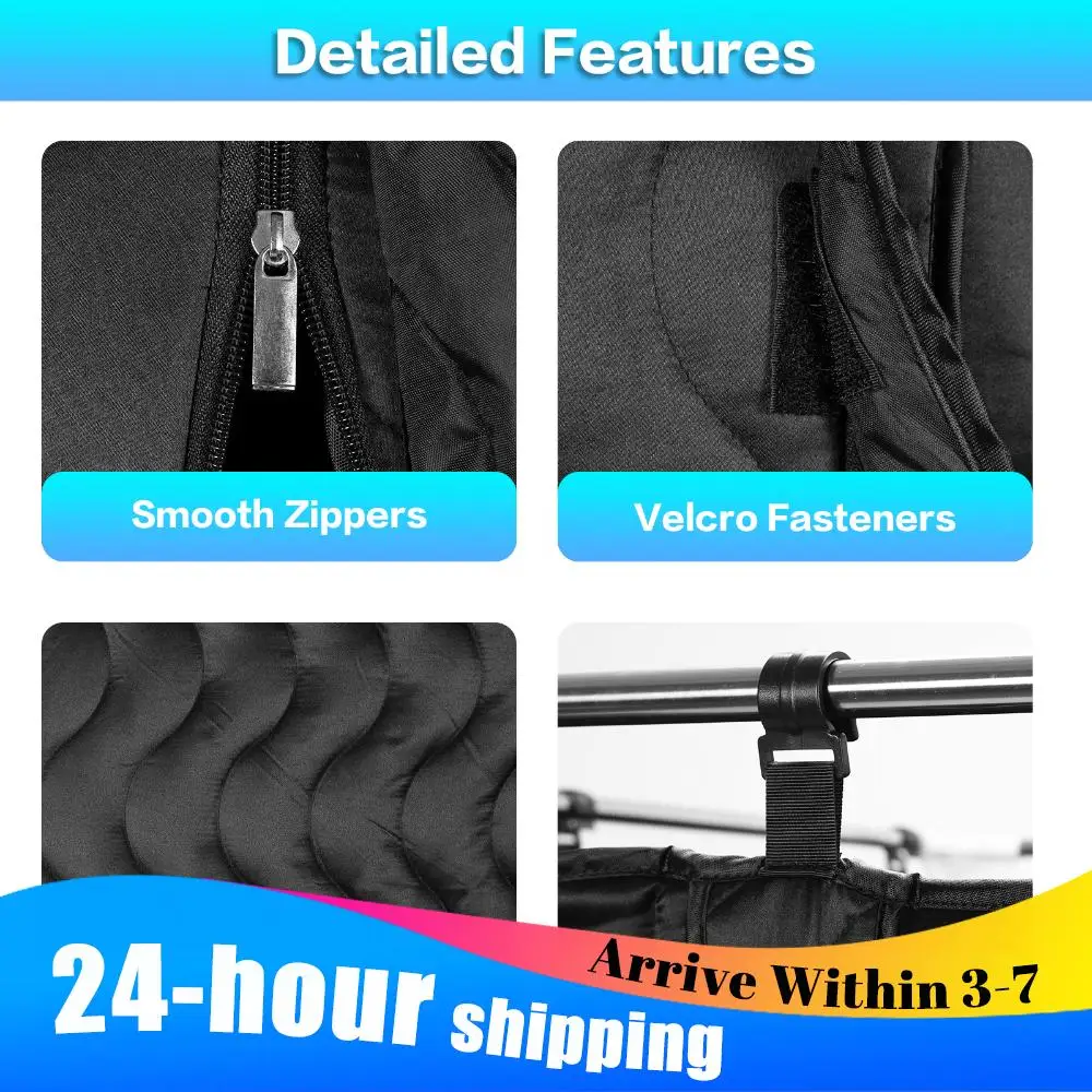 Foldable Sound Isolation Booth Home Studio with Thick Acoustic Blankets 360 Degree Reverb for Voice Over Podcast Music Singer