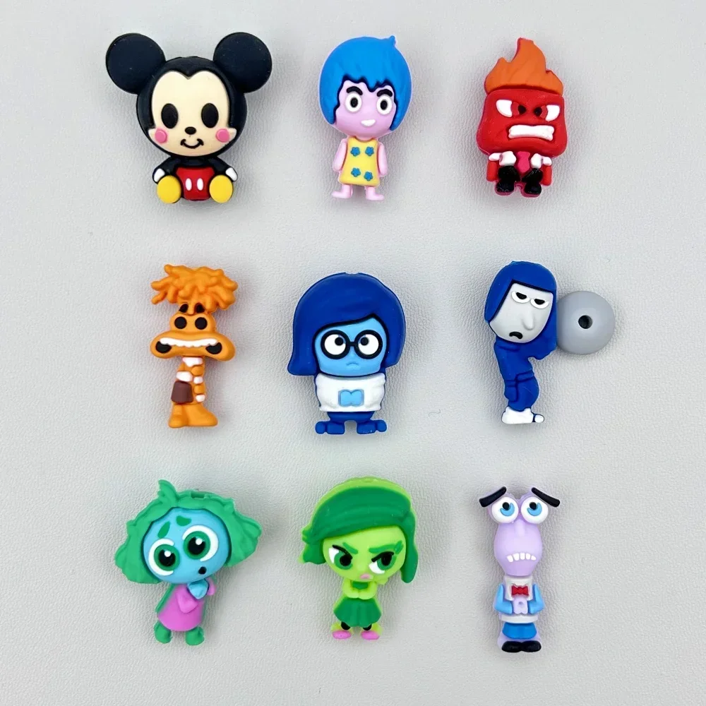 10PC DIY 3D Inside Out Silicone Beads Nipple Chain Bead Pen Beads Jewelry Accessories Focal Beads Food Grade Silicon To Baby