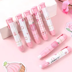 Gomme en caoutchouc souple Kawaii Ins Juicy Peach, fournitures scolaires et de bureau pour étudiants, cadeau coréen pour enfants, prix sympas