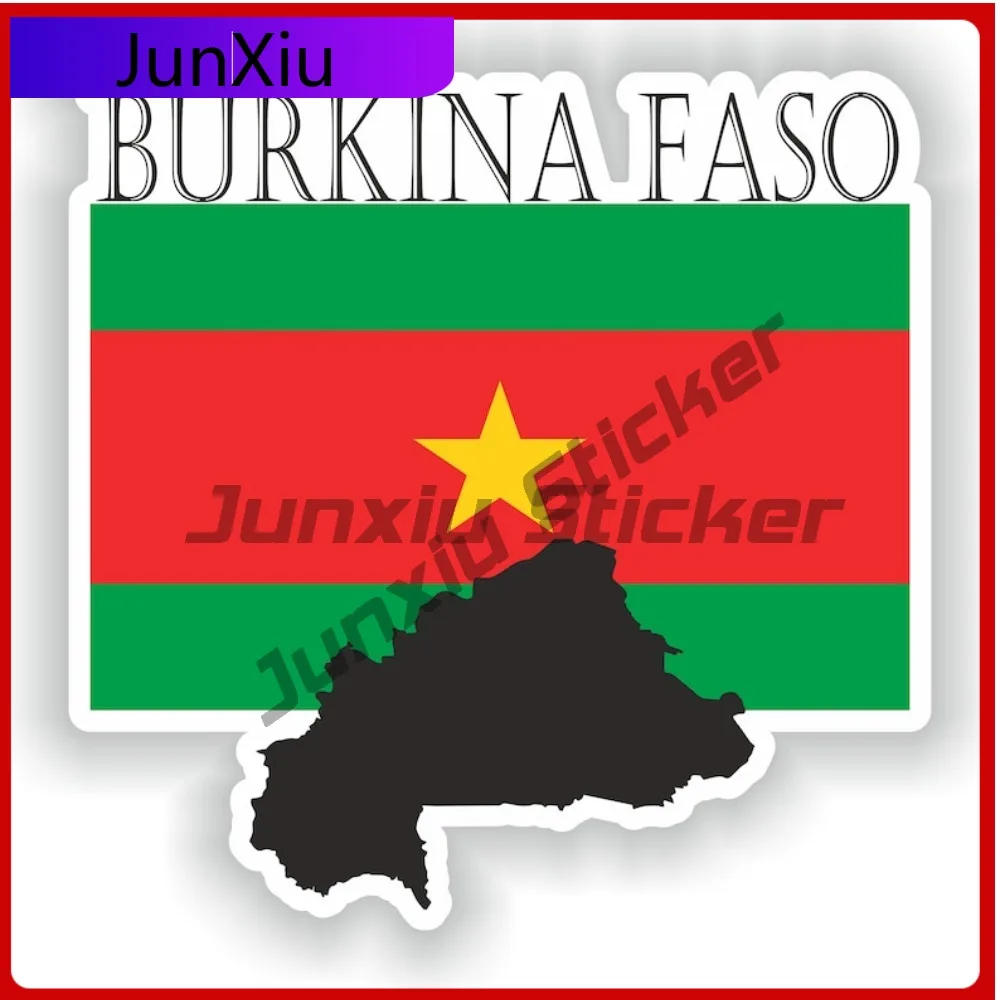 

Burkina Faso Flag National Emblem Map Outline Vinyl Sticker V125 Motorcycle Stickers And Decals Vinyl Car Scratch Cover Refit