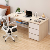 Aesthetic Modern Computer Table Laptop Studio Writing Wooden Computer Desks Laptop Study Drawers Mesas Office Furniture