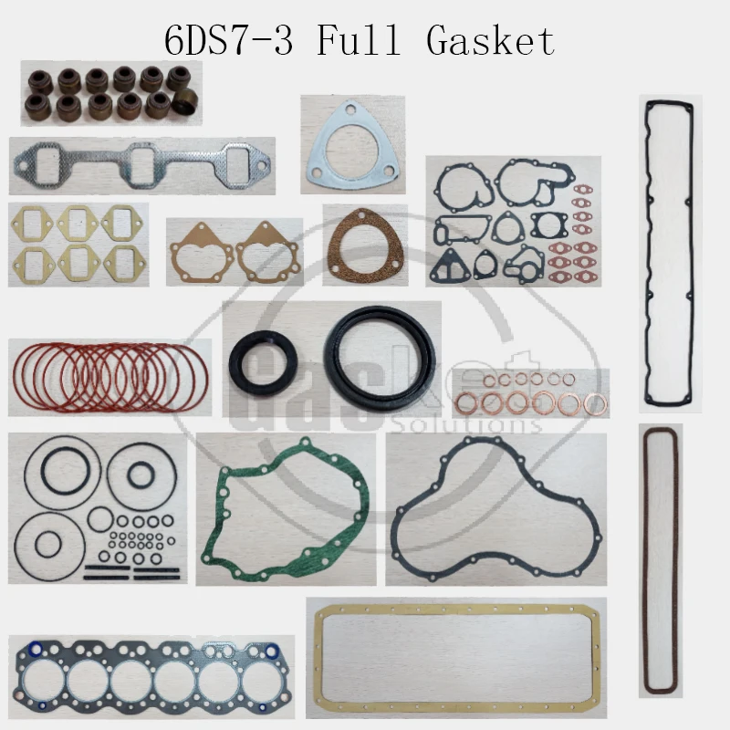 6D22T 6D24 6D24T 6D40 6DS7-1 6DS7-3 8DC2 8DC4 8DC6 8DC7 8DC81 For Mitsubishi Full Gasket Kit forklift Excavator Diesel engine