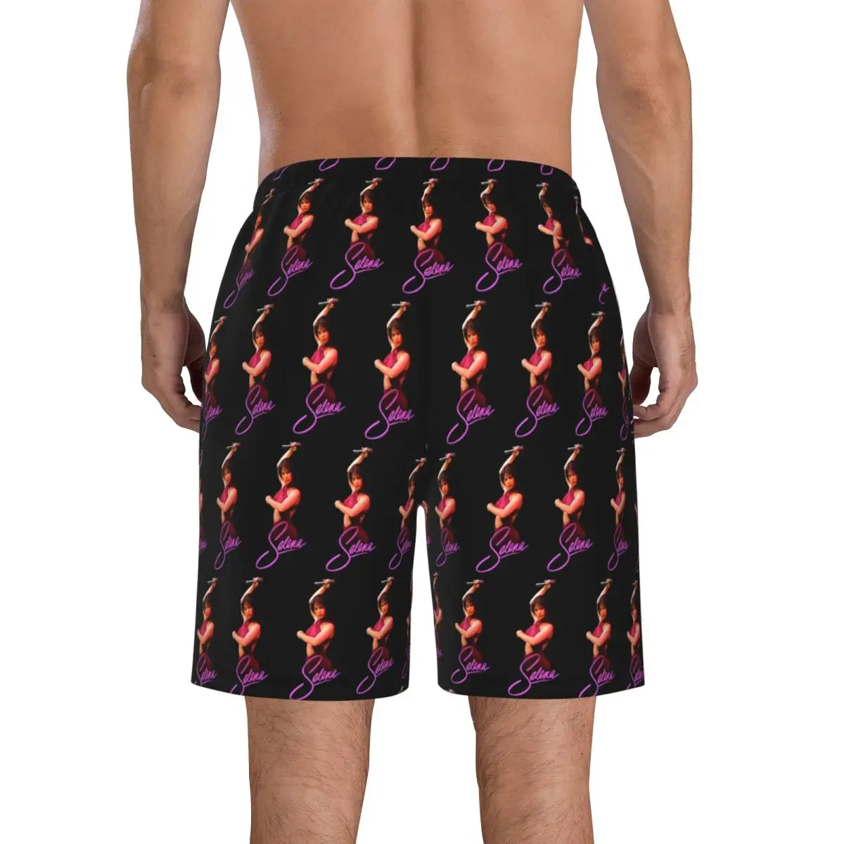 Popular Selena Quintanilla Singer Trunks Beach Board Shorts Casual Quick Dry Swim Summer Men Pants