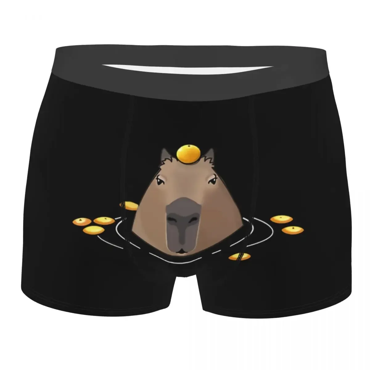 Capybara Animal Cute Underpants Cotton Panties Man Underwear Print Shorts Boxer Briefs