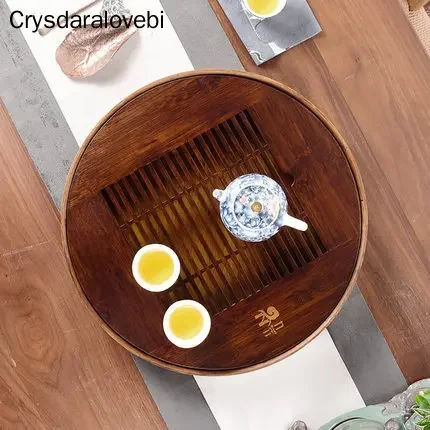 천연 나무 차 트레이, 하이 퀄리티 중국 차 테이블 트레이, 차 세트 보드, 대나무 푸어 티 트레이, 주방 액세서리