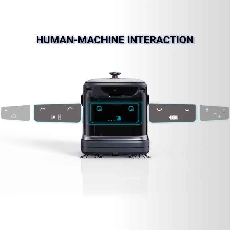 Automatic Commercial Intelligent Cleaning Robot 25L Tank 860mm Working Width Electric Motor Cold Water Cleaning Window Glass