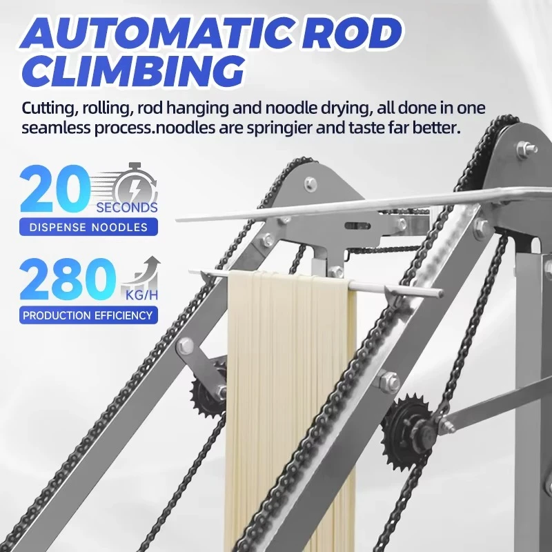 Complete Industrial Automatic Noodle Processing Line Commercial Fresh Noodle Equipment