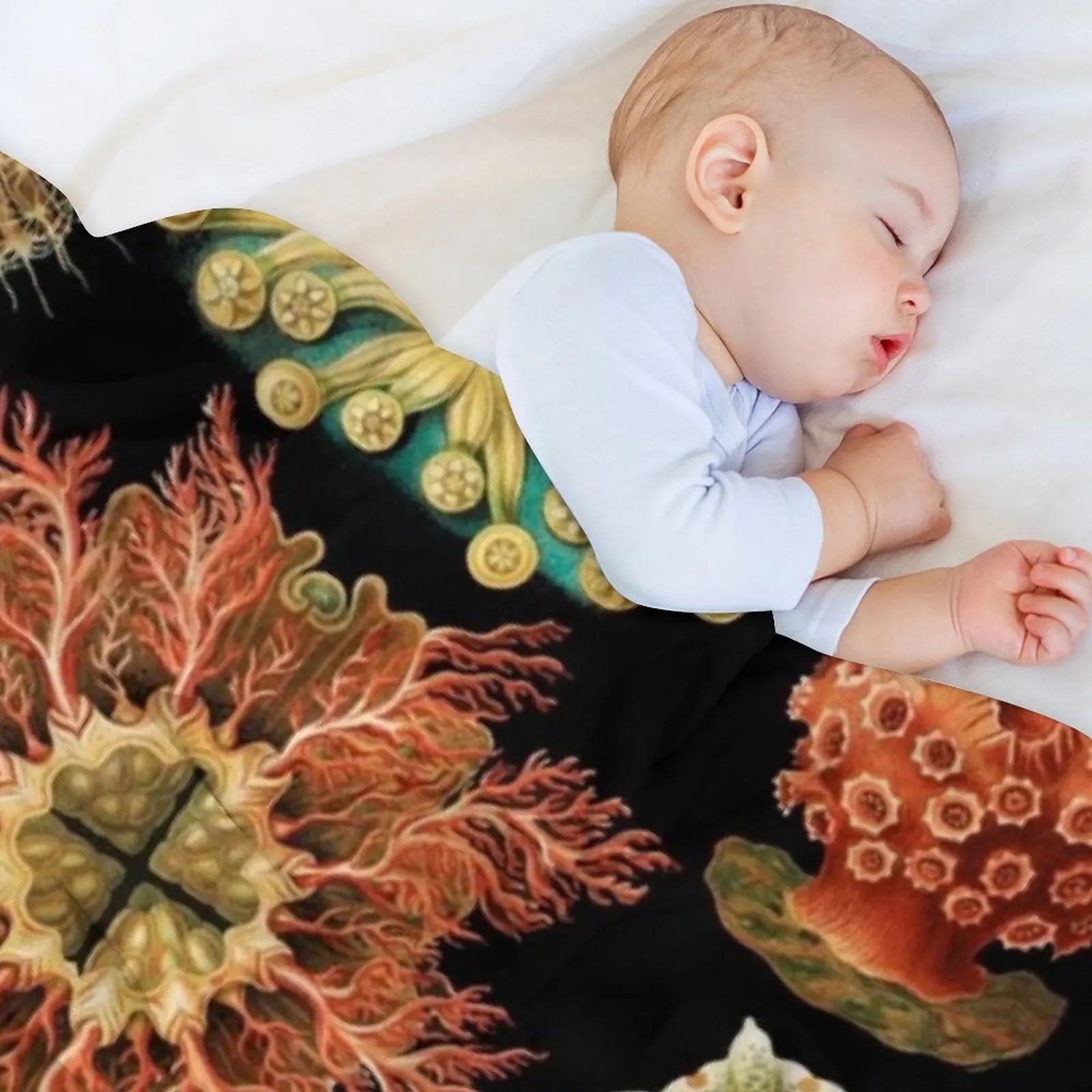 Ascidiacea - رمي بطانية بطانية أرائك للديكور على الشاطئ لبطانيات فروي للأطفال #5