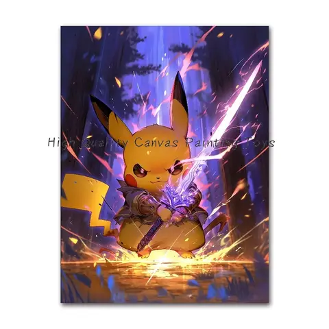 6 best sales Pikachu-affisch - №3