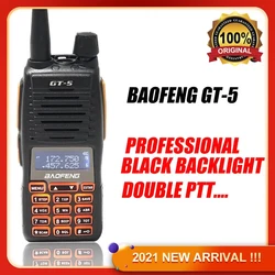 2022 BAOFENG Walkie Talkie GT-5 Two Way Radio Communicator 30KM Long Range High Powerful Portable Adios BF-uv82 Dual-band Radio