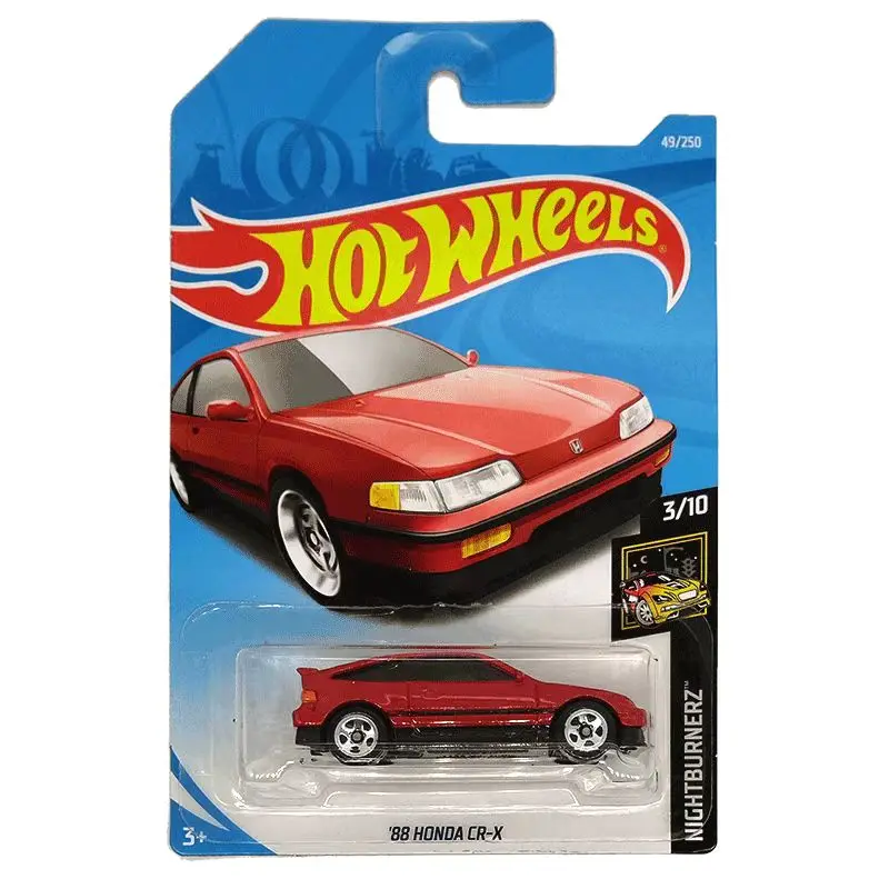 Hot Wheels 1:64 Car HONDA CIVIC TYPE R EF HONDA CR-X HONDA CITY TURBO Collector Edition Metal Diecast Model Cars