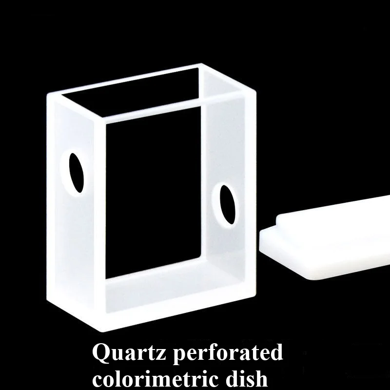 Quartz perforated colorimetric dish with optical path length of 10mm, UV transparent, dedicated for scientific research