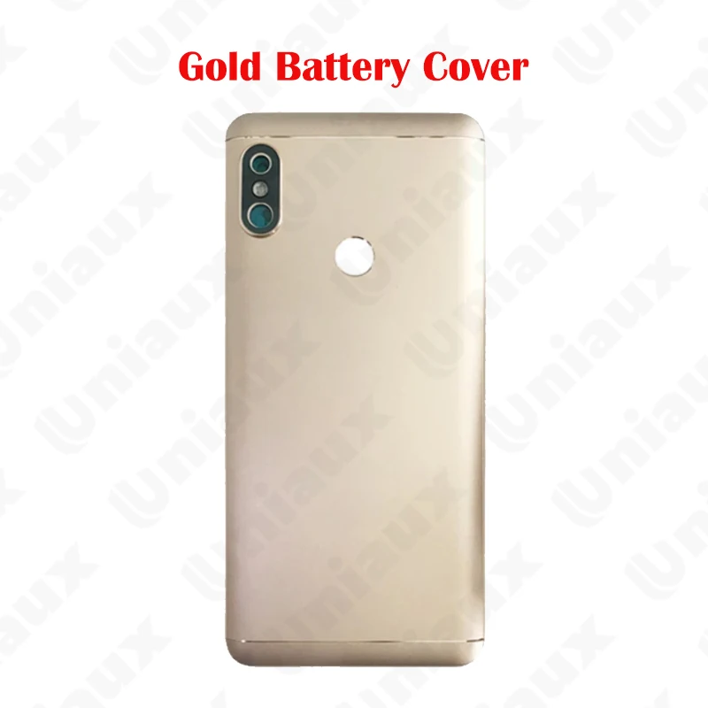 For Xiaomi Redmi Note 5 Pro Note5 Metal Battery Back Cover Replacement Parts Housing Case With Camera Lens Buttons