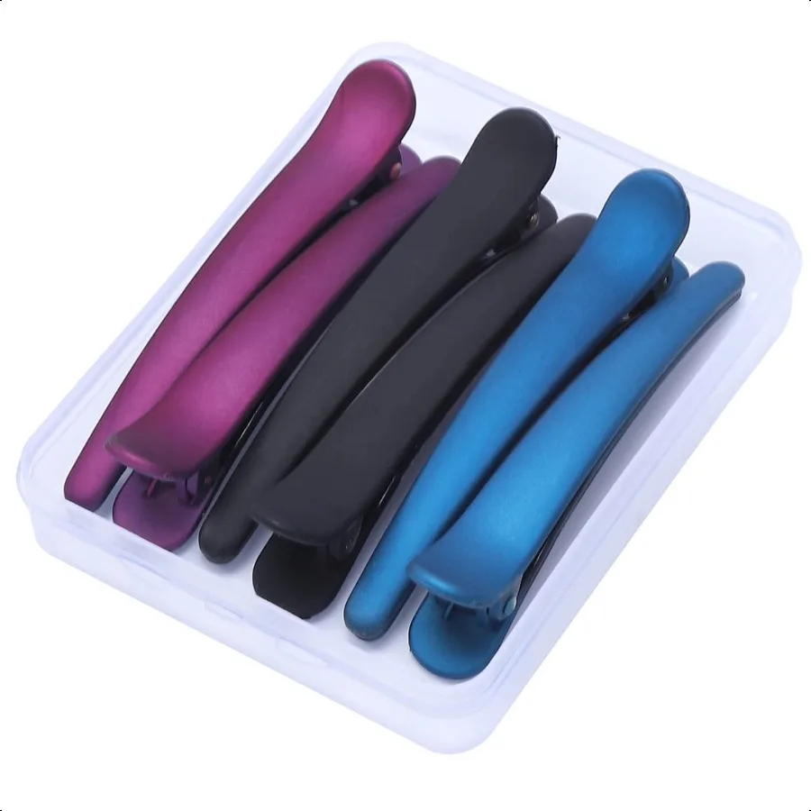

Hair Clips for Styling Salon Sectioning NonSlip Colorful Plastic Duckbill Alligator Hair Barrettes Pins for Thick and Thin Hair