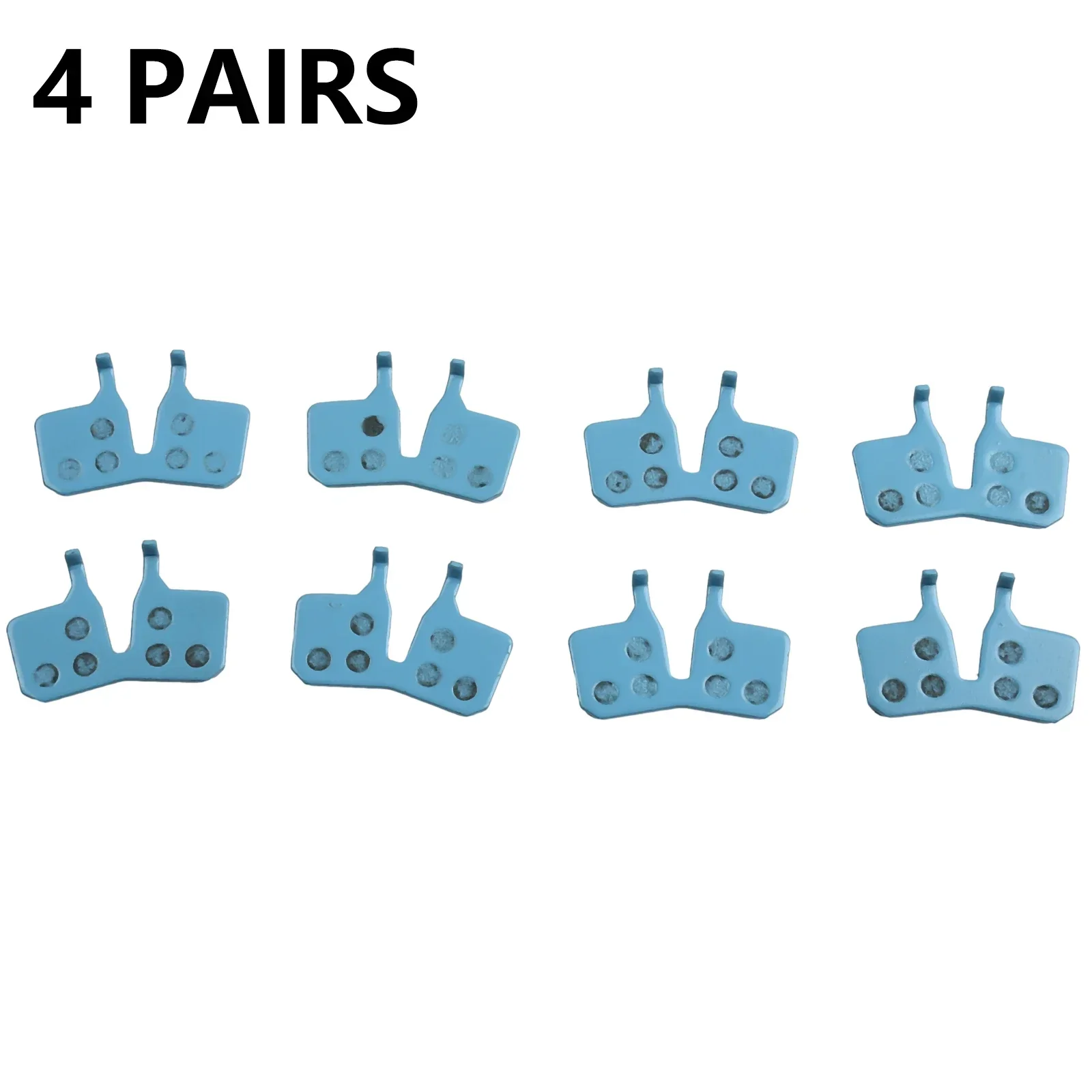 

4 Pairs Mountain Bicycle Hydraulic Disc Brake Pads General Cycling Parts Resin Quiet Wear-resistant Bike Disc Brake Plate Blue