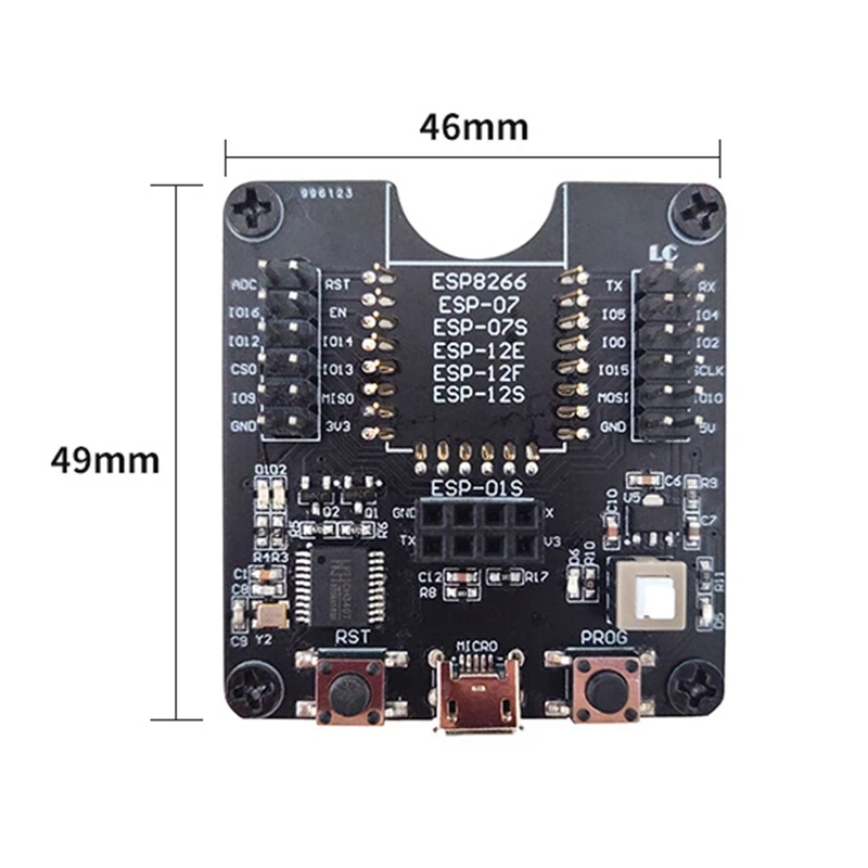 Technologie de système de carte de gravure de carte de développement ESP8266 pour ESP-12F ESP-07S ESP-12S ESP-18T ESP-32