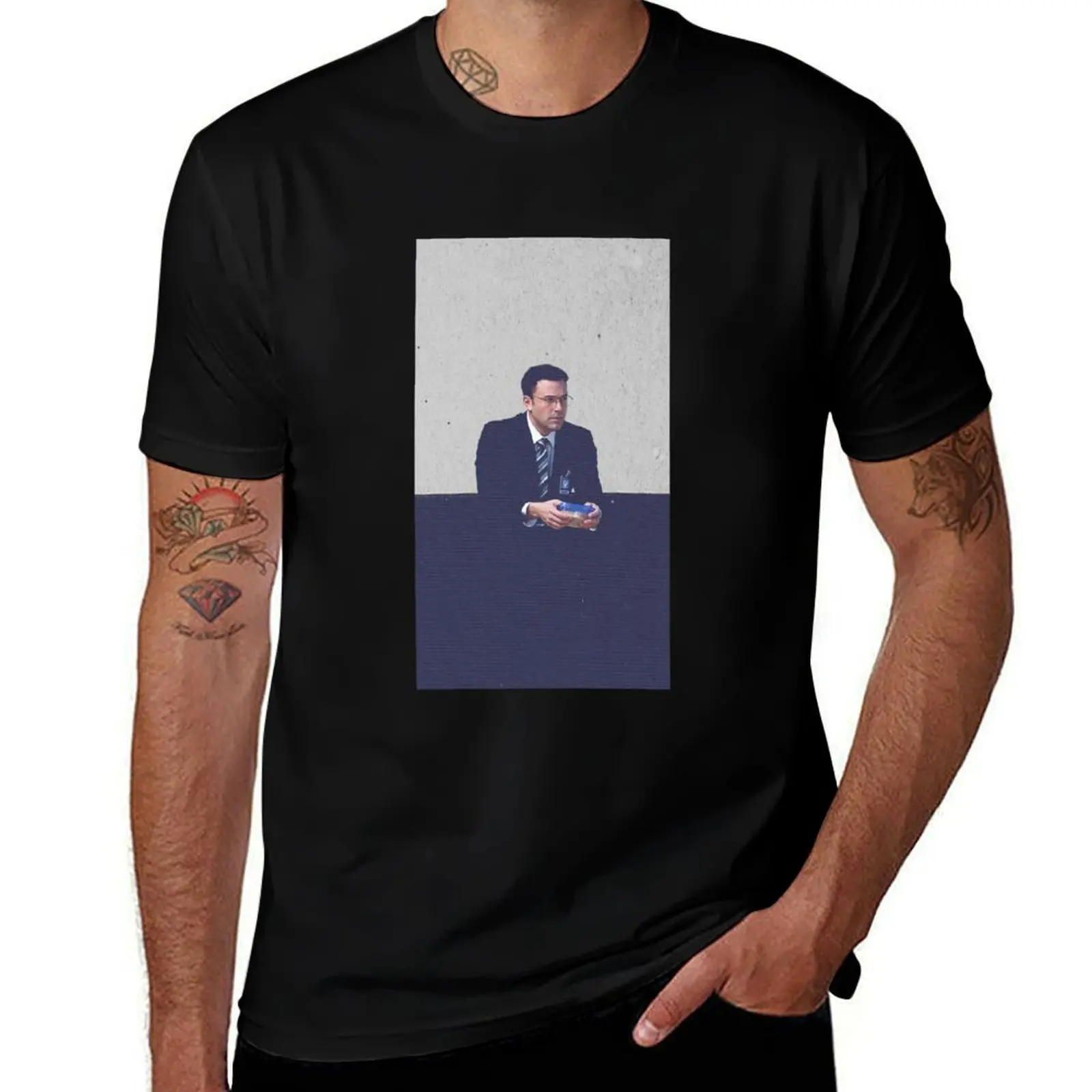 Ben Affleck - The Accountant T-Shirt Fashion Letter Print T-Shirt