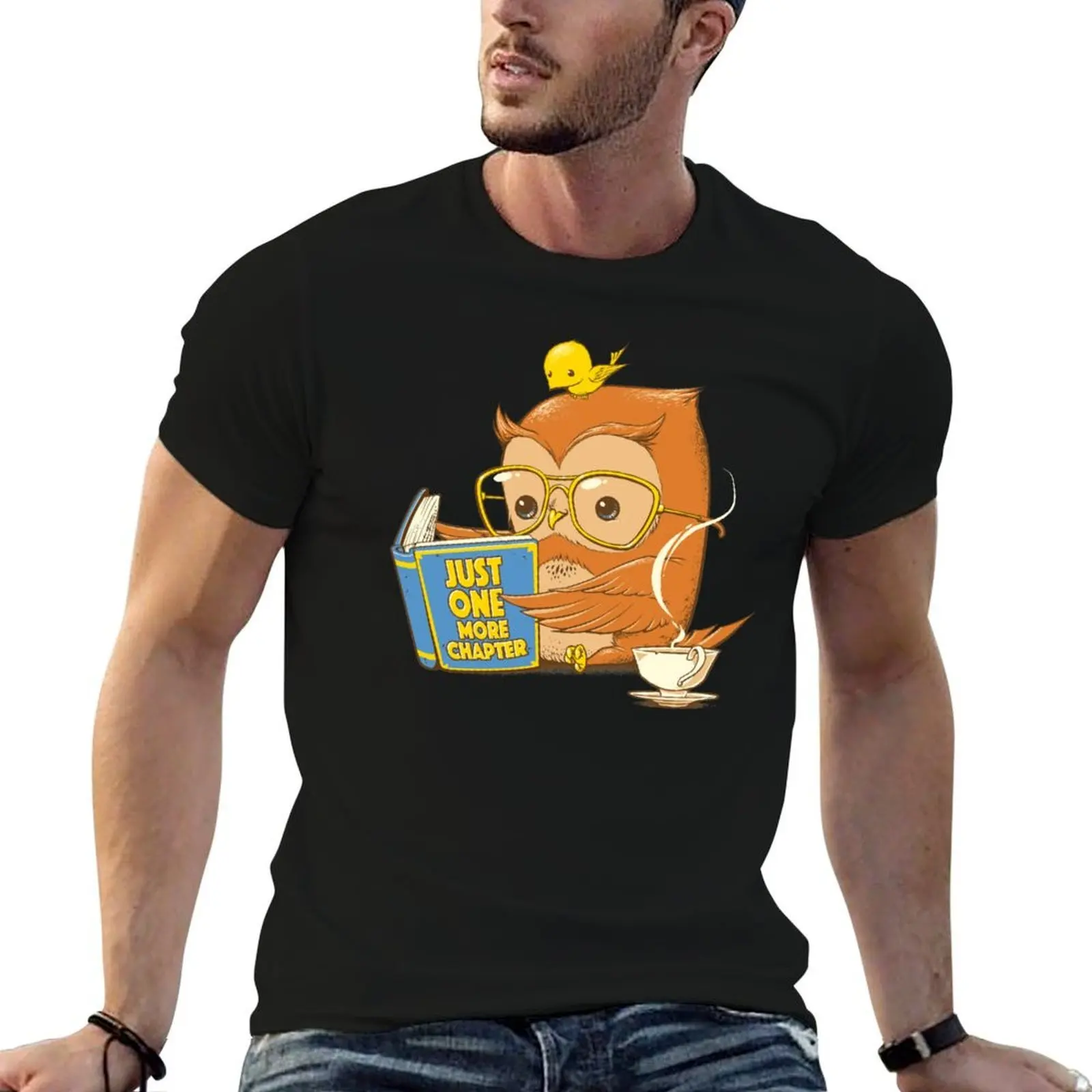 Just One More Chapter T-Shirt korean fashion vintage graphic tee mens tall t shirts