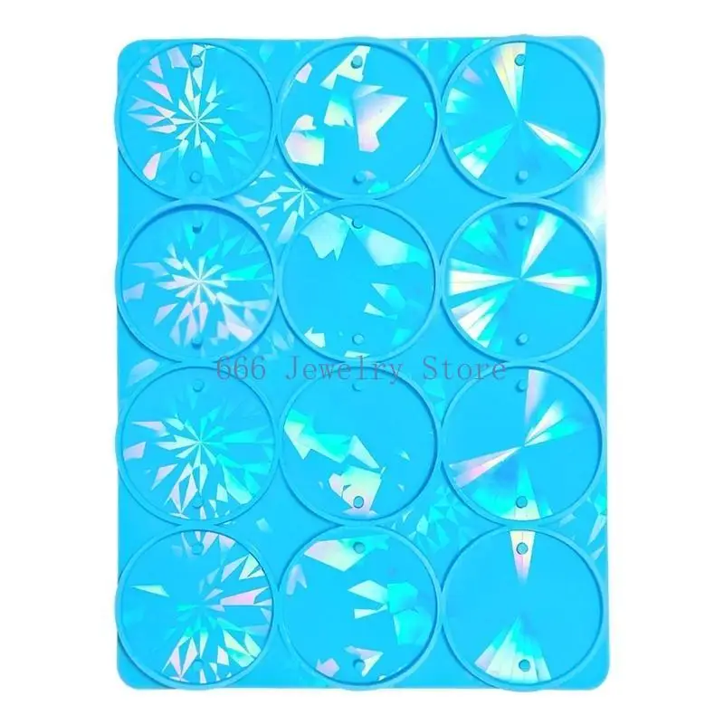 

F2TD потрясающая форма для подвески, круглая форма для украшения колокольчиков, силиконовая форма для поделок